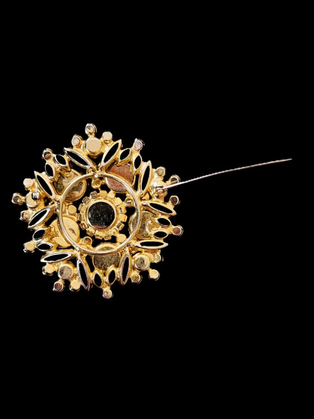 RARE Vintage Juliana D&E Watermelon Rivoli Large Statement Brooch - Picture 6 of 9